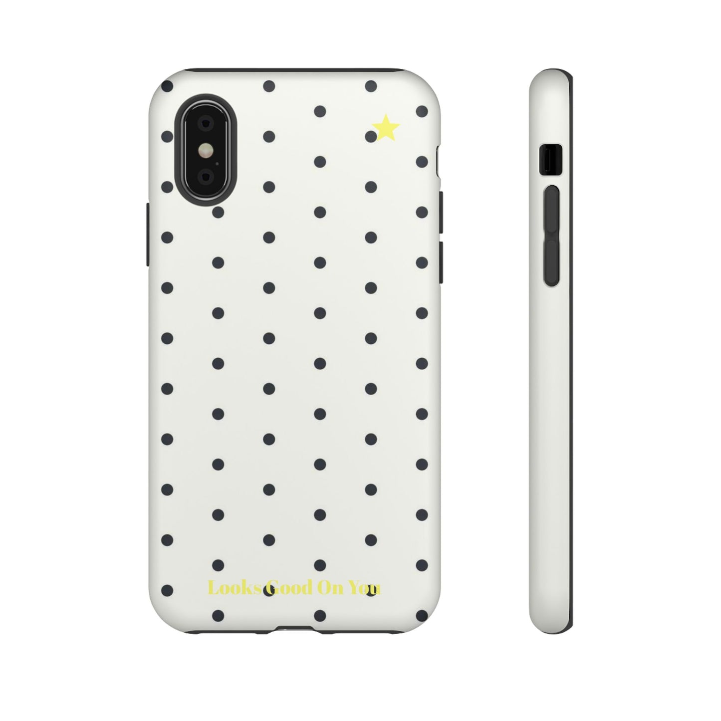 "Polkadot" phone case black