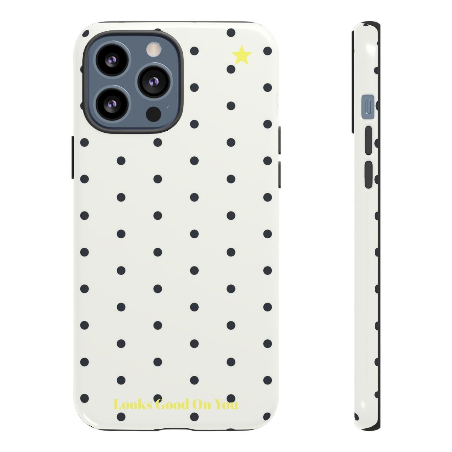 "Polkadot" phone case black