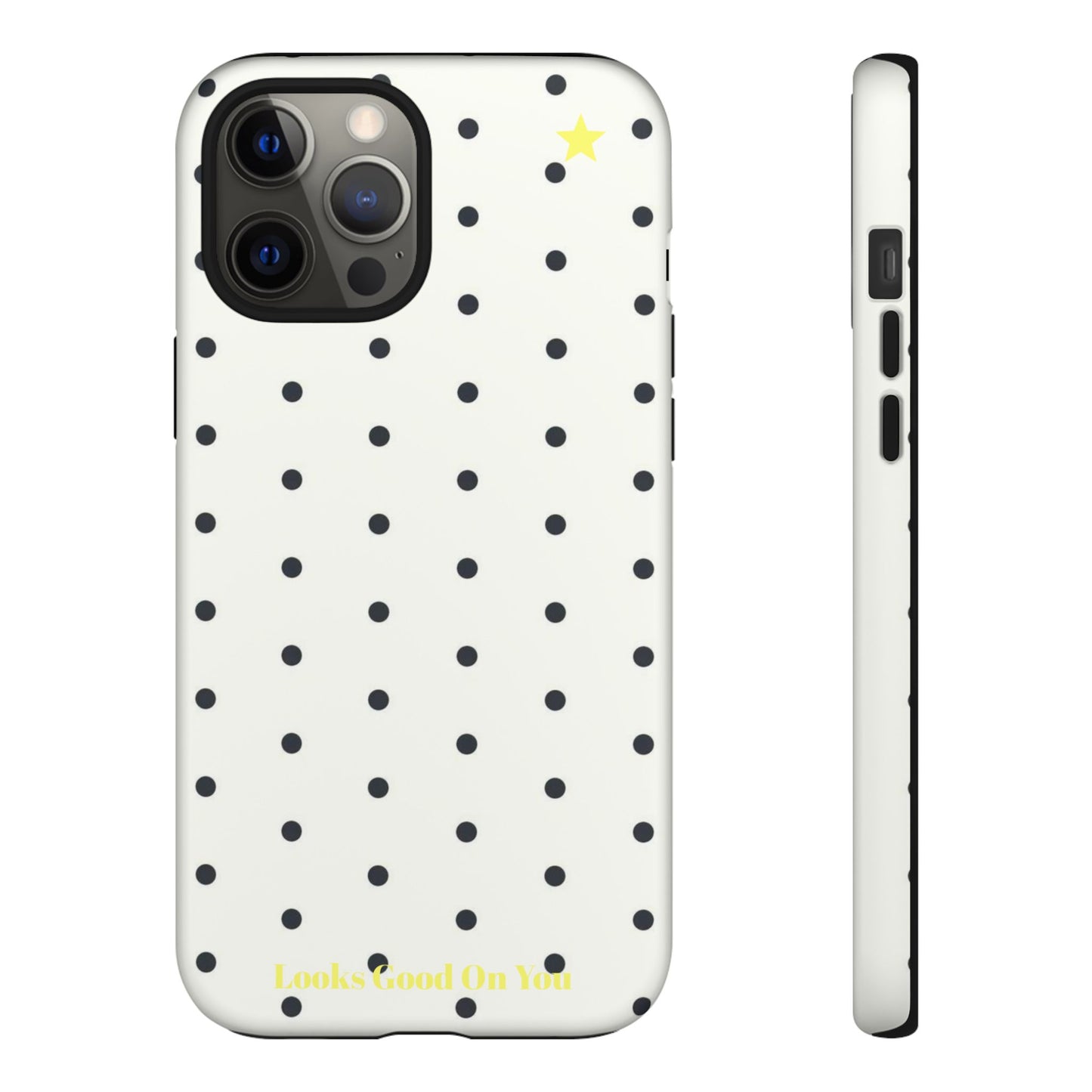 "Polkadot" phone case black