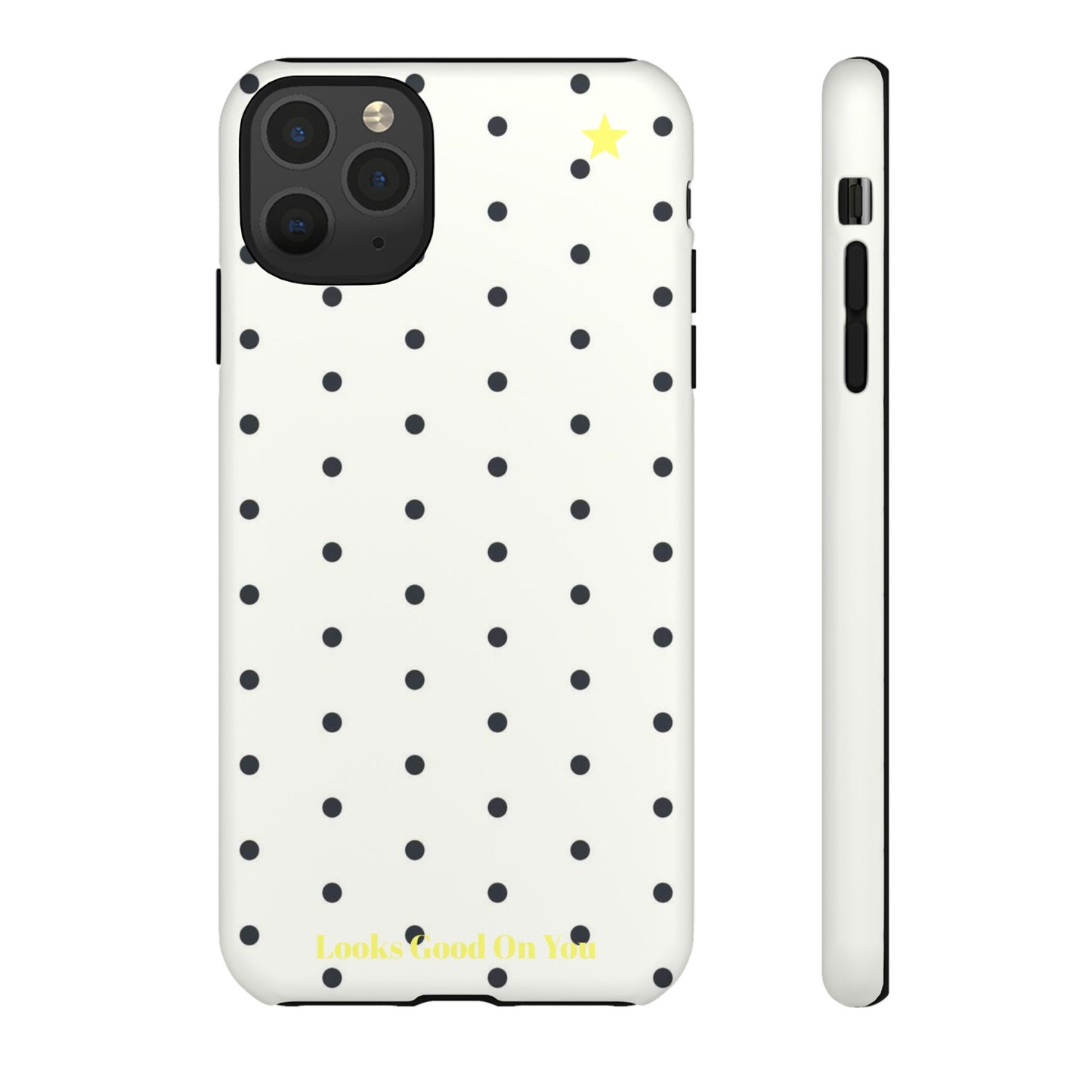 "Polkadot" phone case black