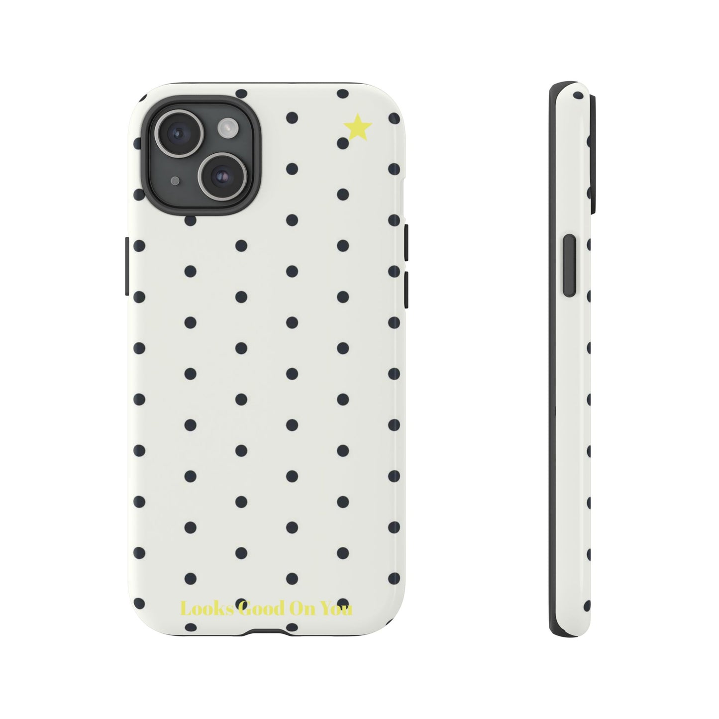 "Polkadot" phone case black