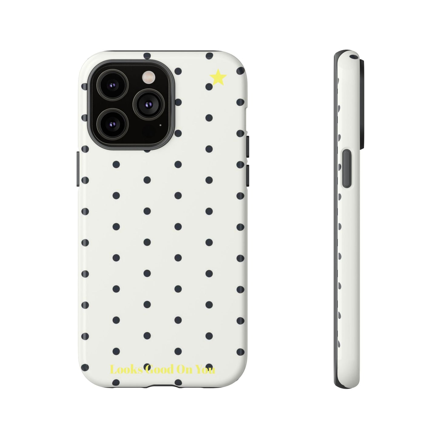 "Polkadot" phone case black