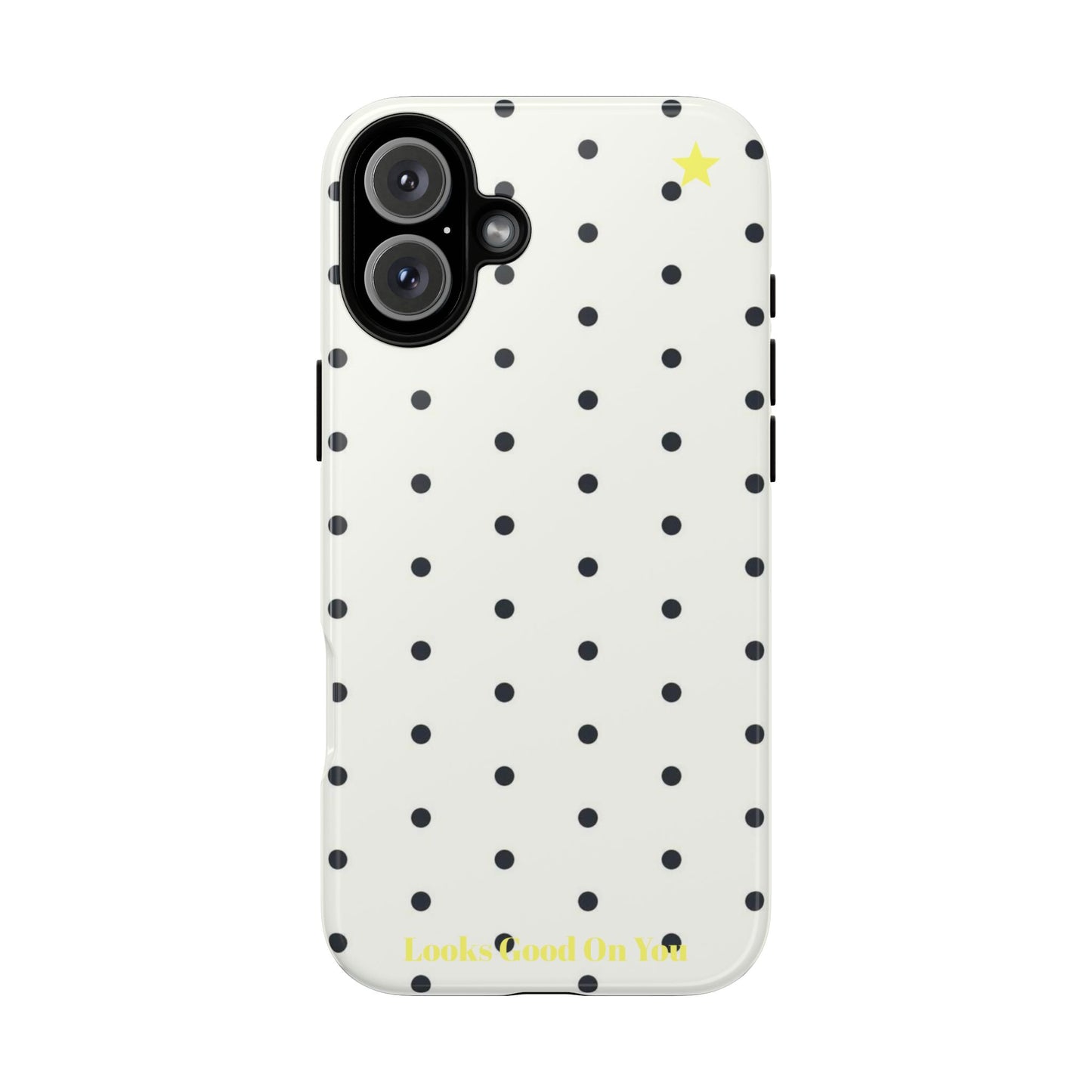 "Polkadot" phone case black