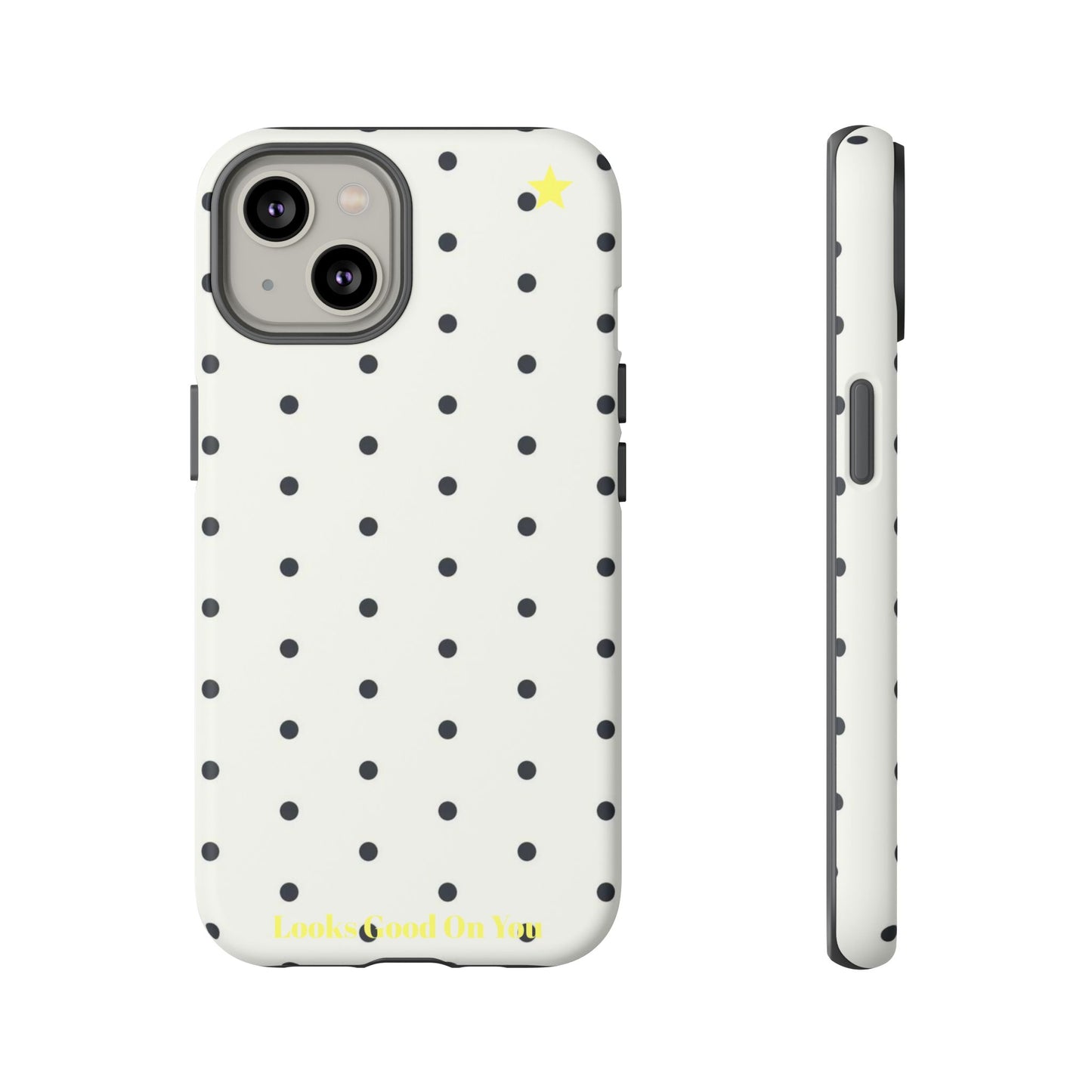 "Polkadot" phone case black