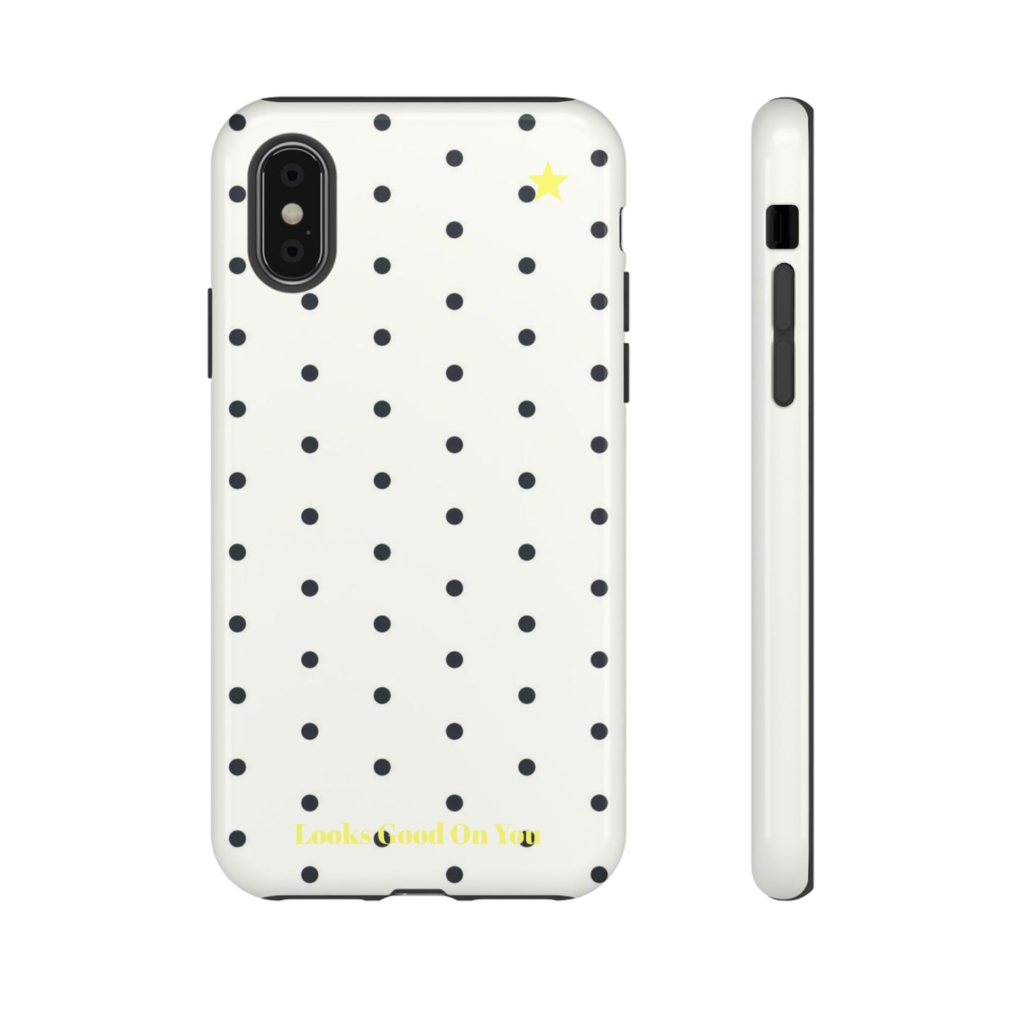 "Polkadot" phone case black