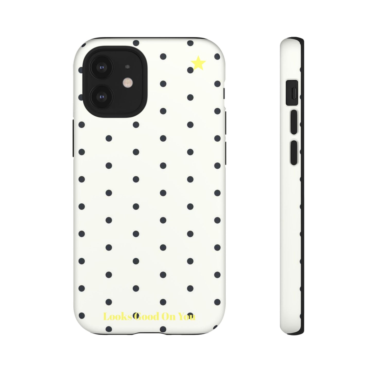 "Polkadot" phone case black