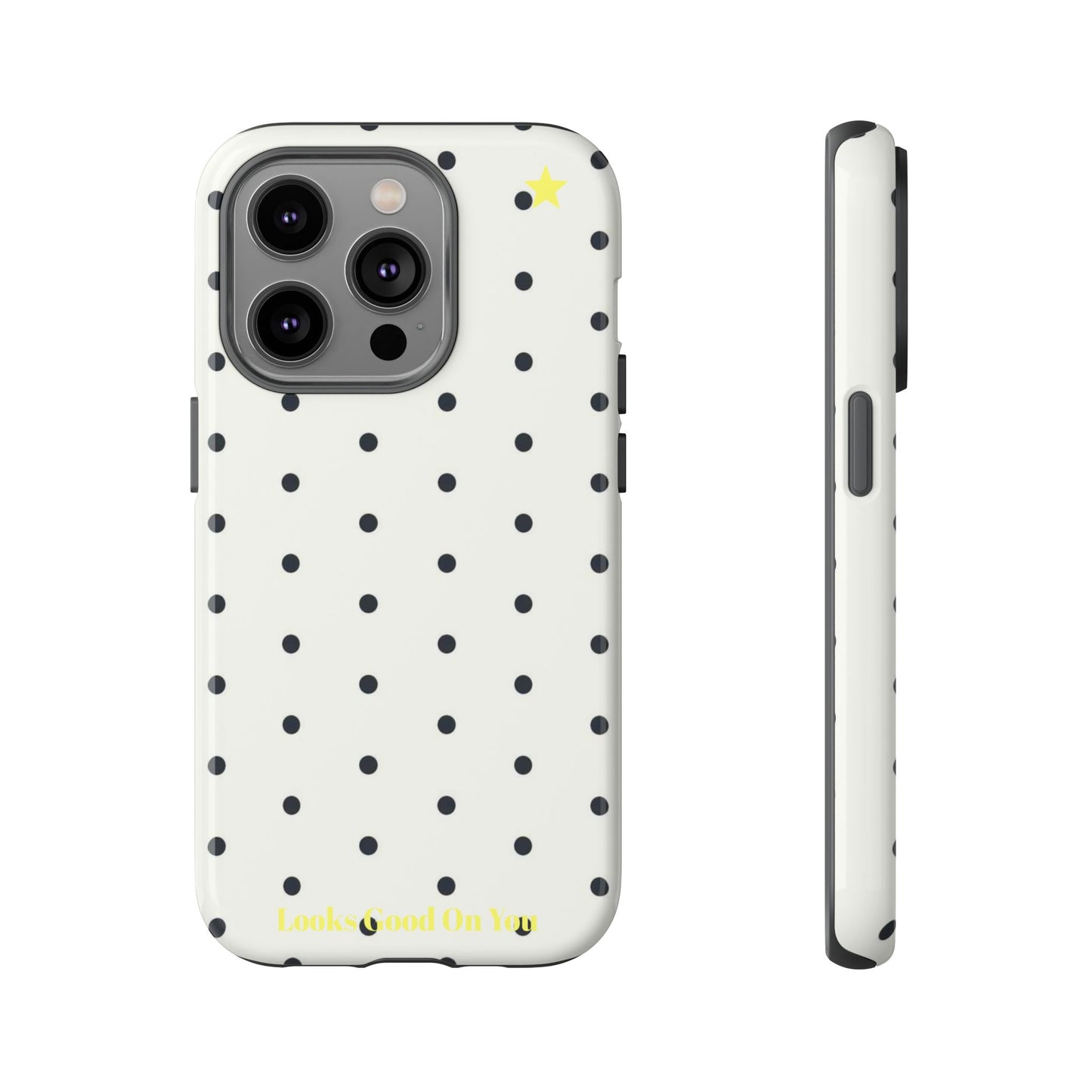 "Polkadot" phone case black