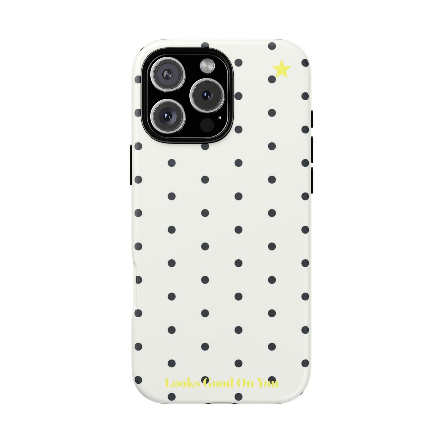 "Polkadot" phone case black