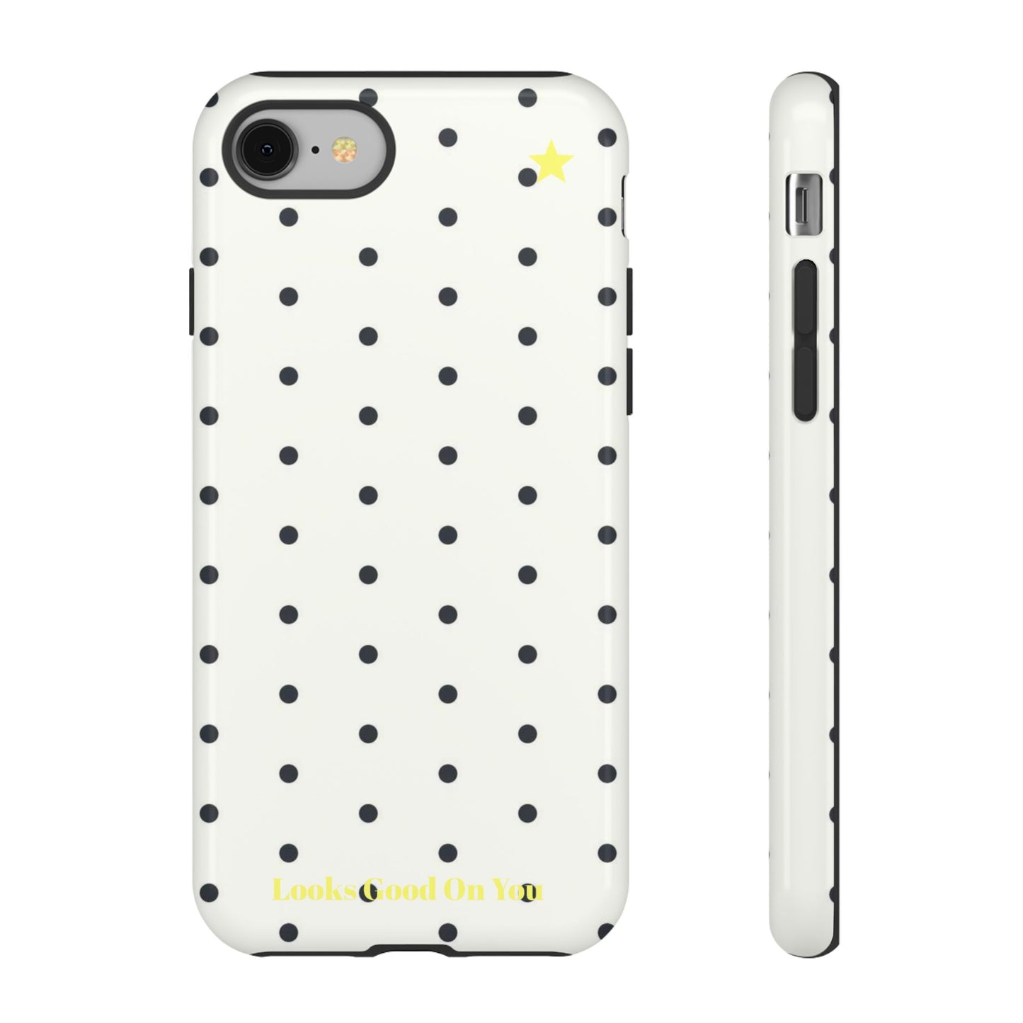"Polkadot" phone case black