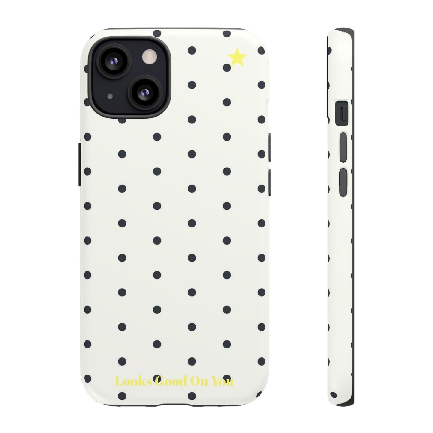 "Polkadot" phone case black