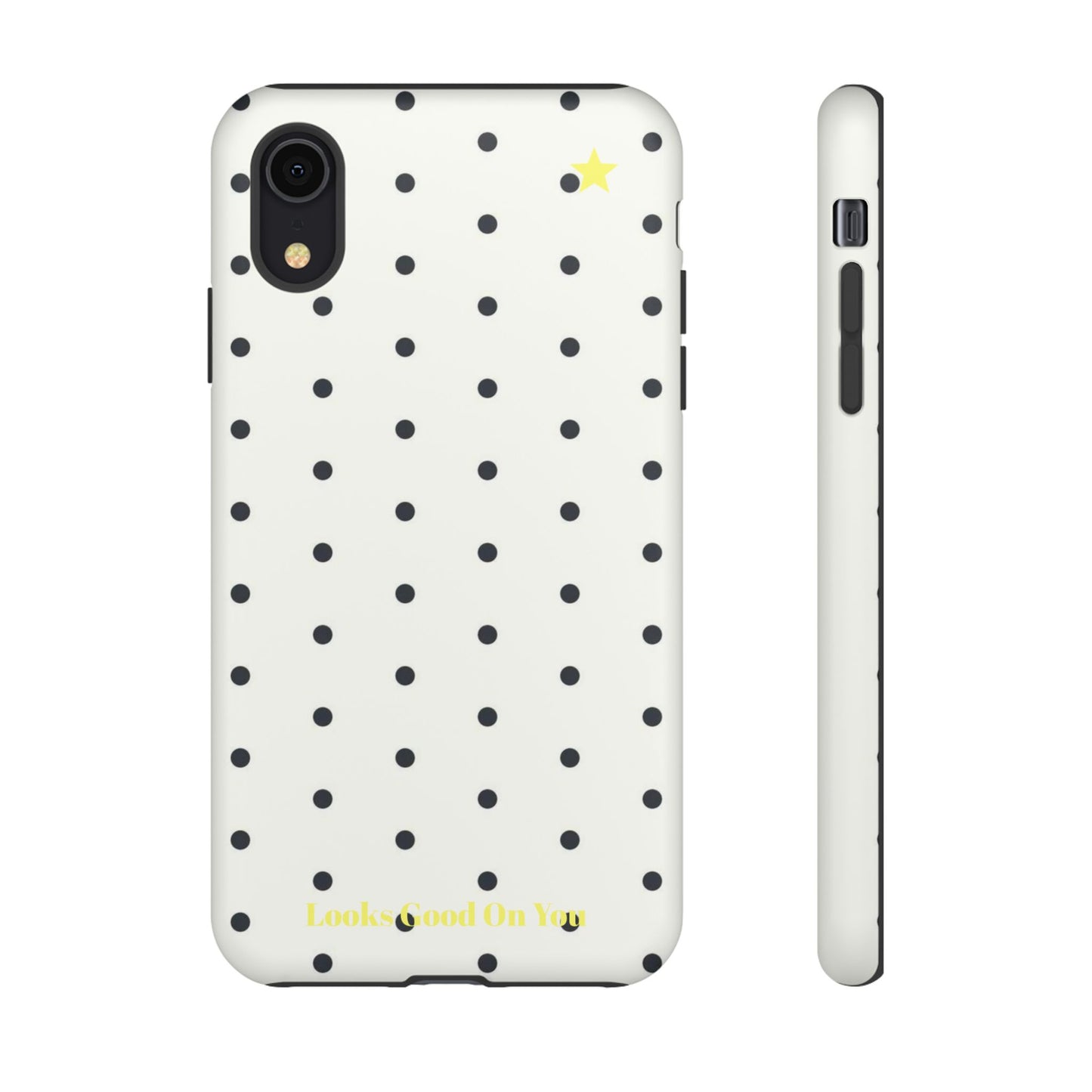 "Polkadot" phone case black