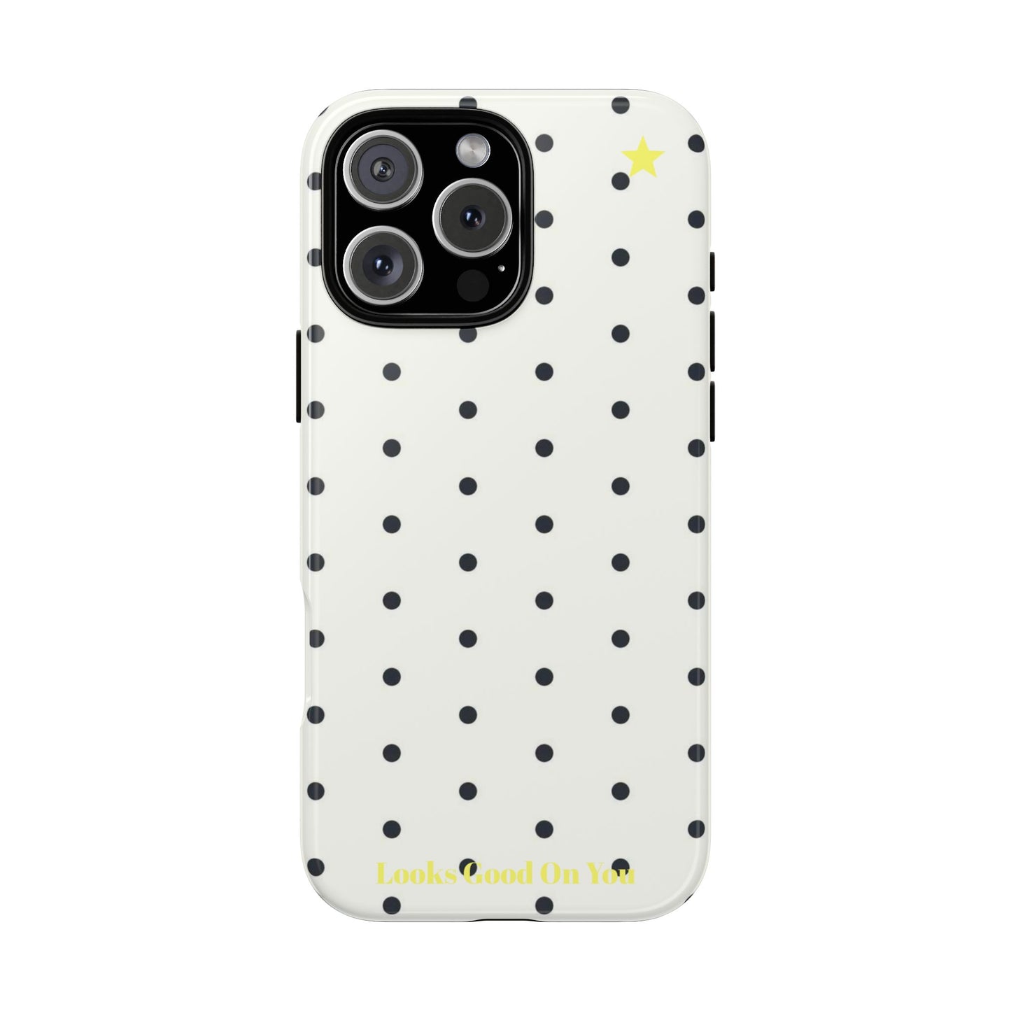 "Polkadot" phone case black