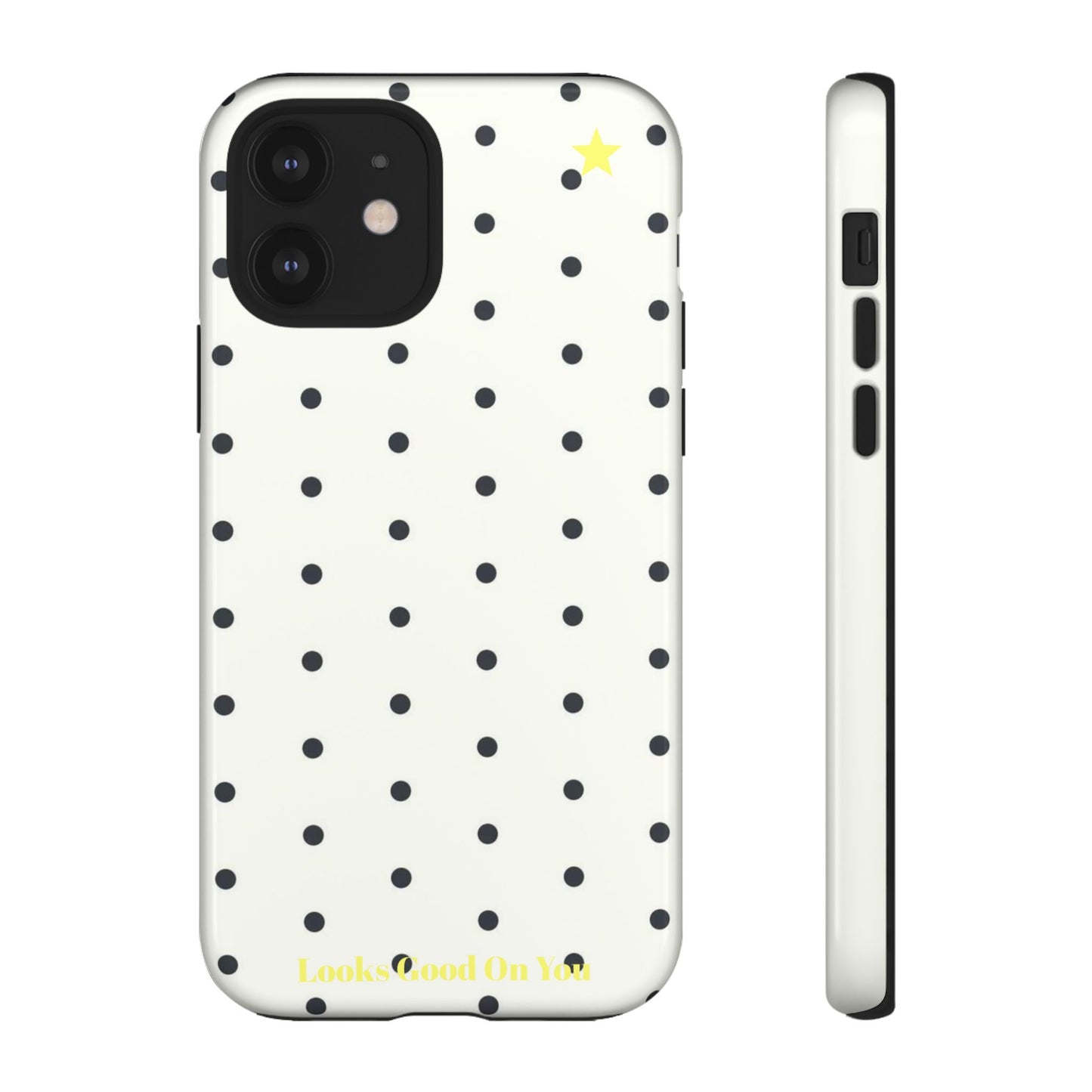 "Polkadot" phone case black