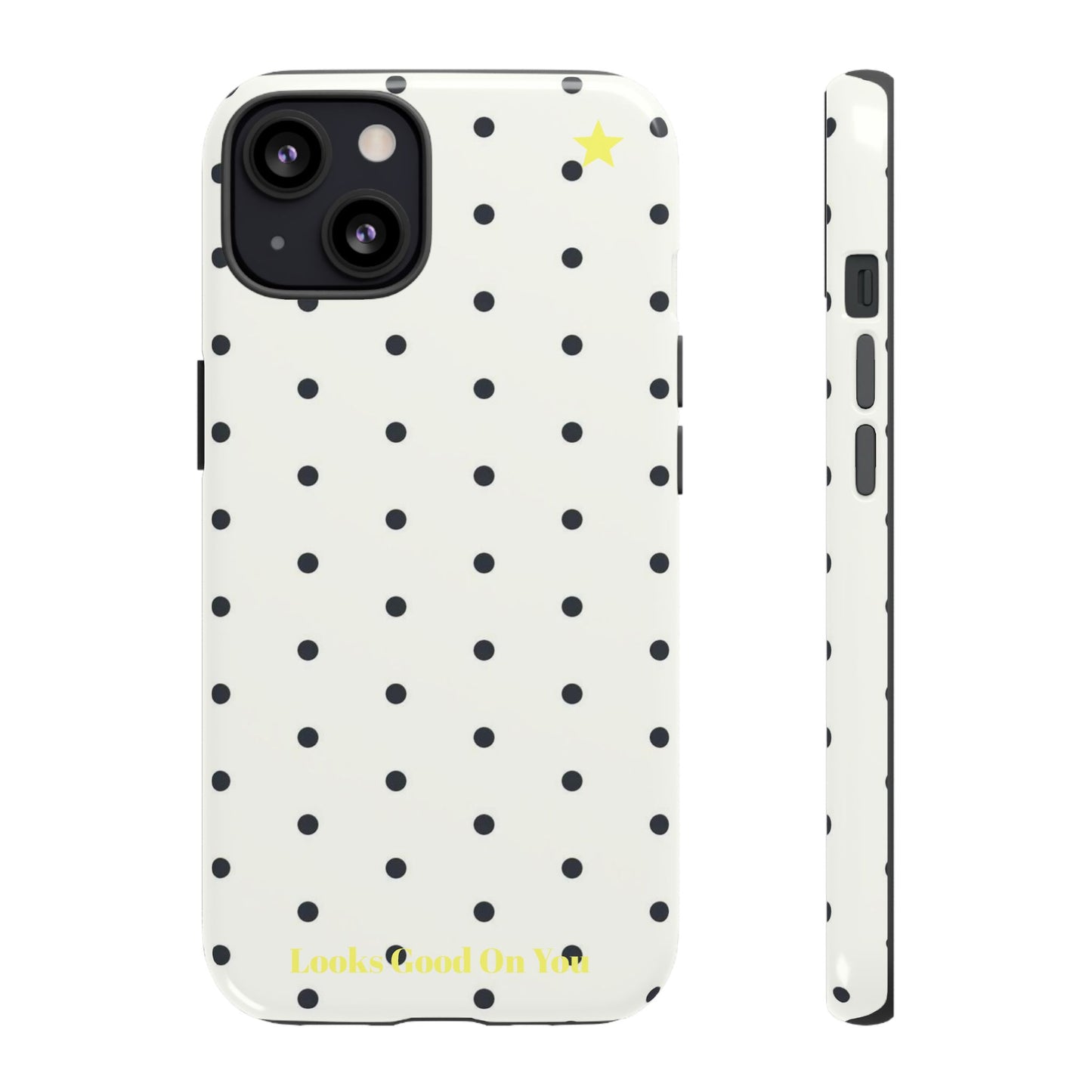 "Polkadot" phone case black
