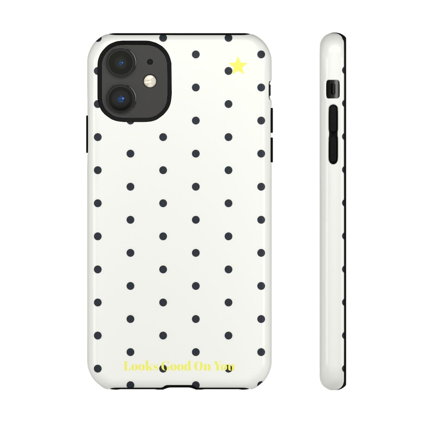 "Polkadot" phone case black