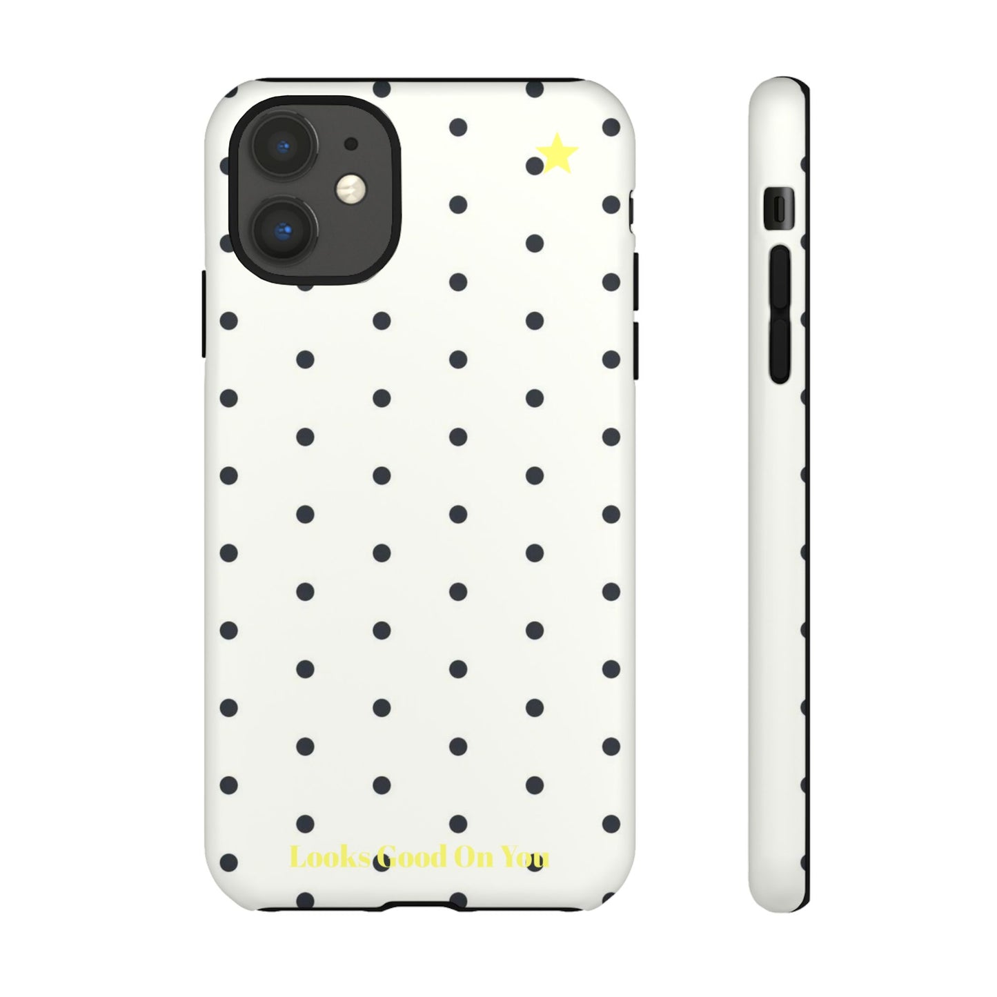 "Polkadot" phone case black