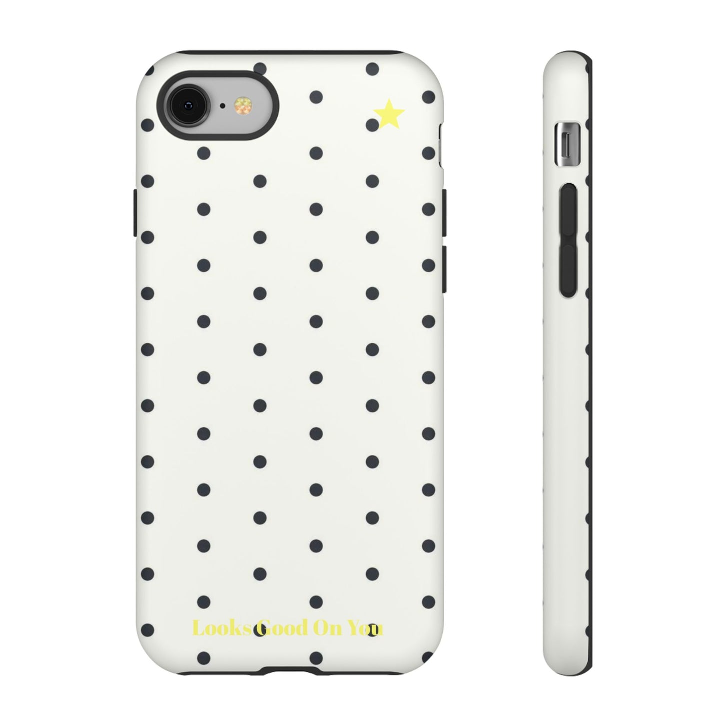 "Polkadot" phone case black