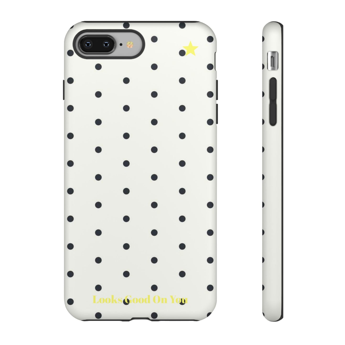 "Polkadot" phone case black