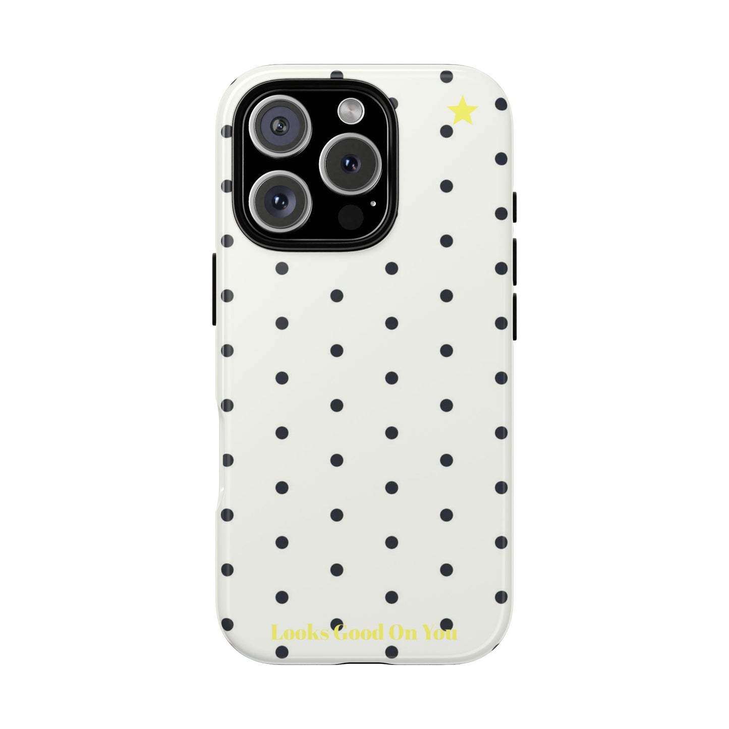 "Polkadot" phone case black