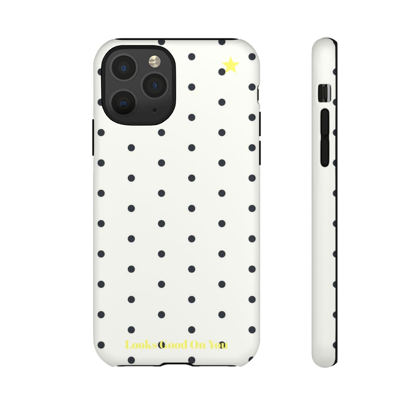 "Polkadot" phone case black