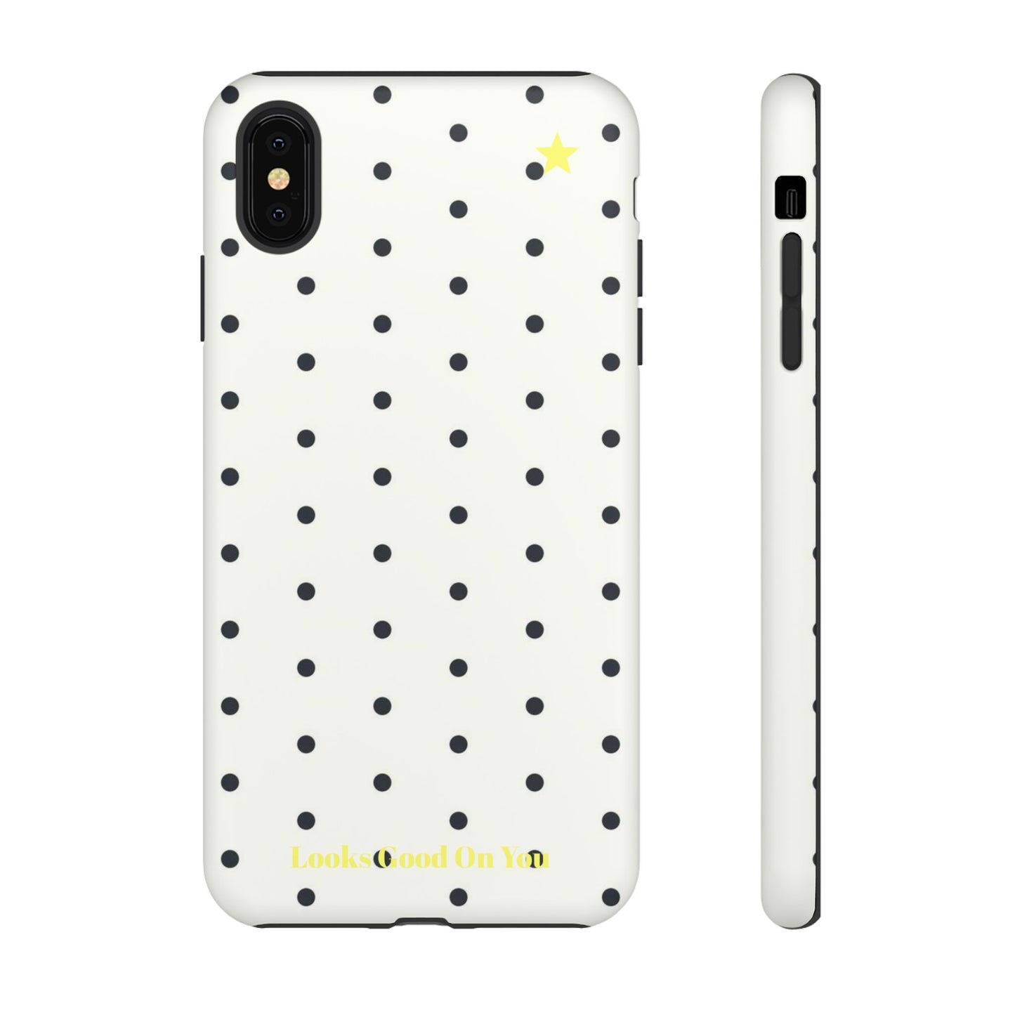 "Polkadot" phone case black