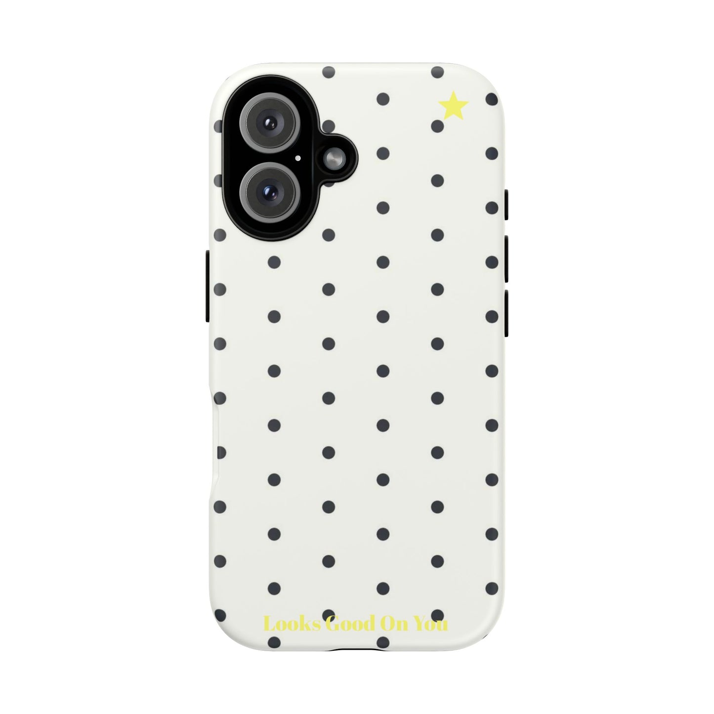 "Polkadot" phone case black