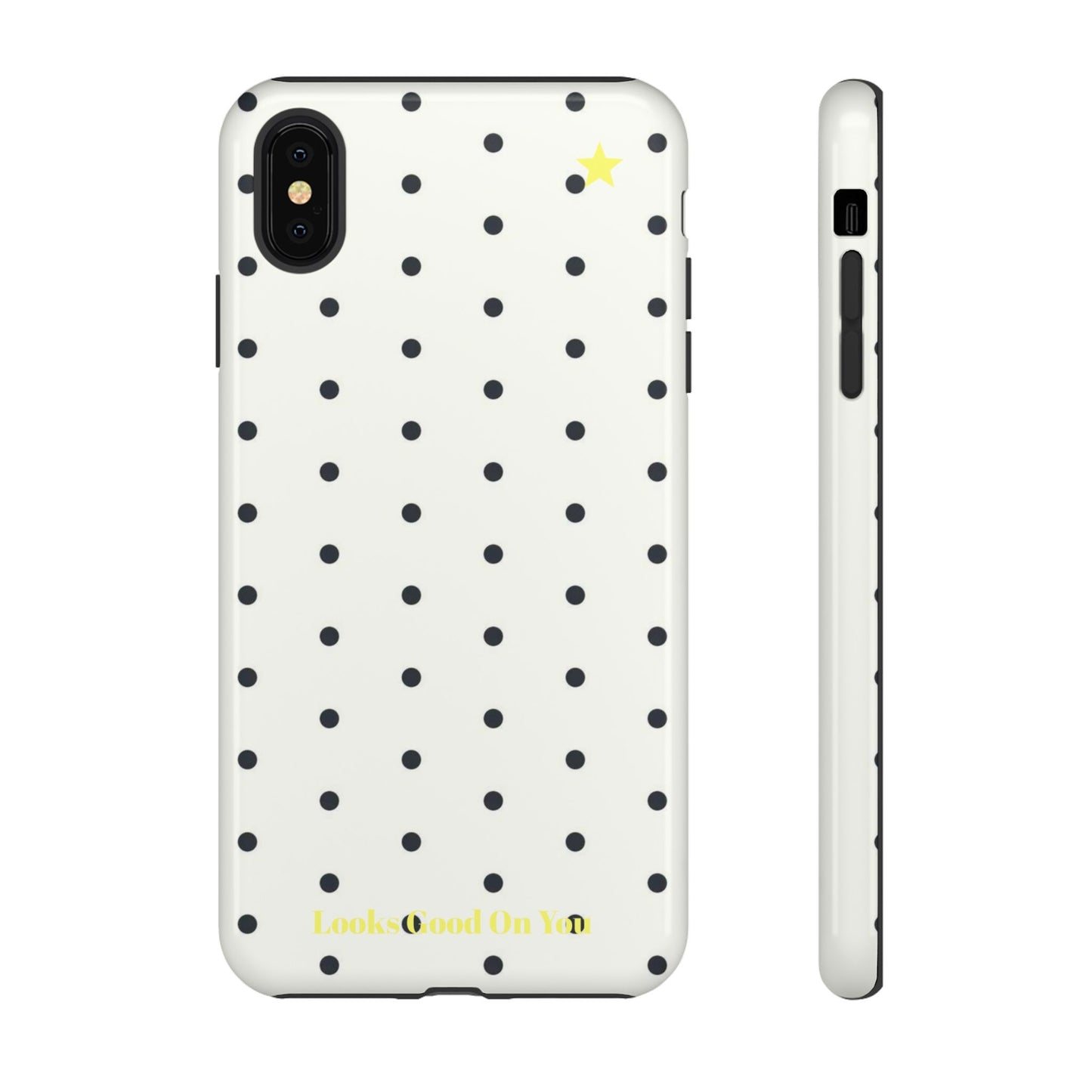 "Polkadot" phone case black