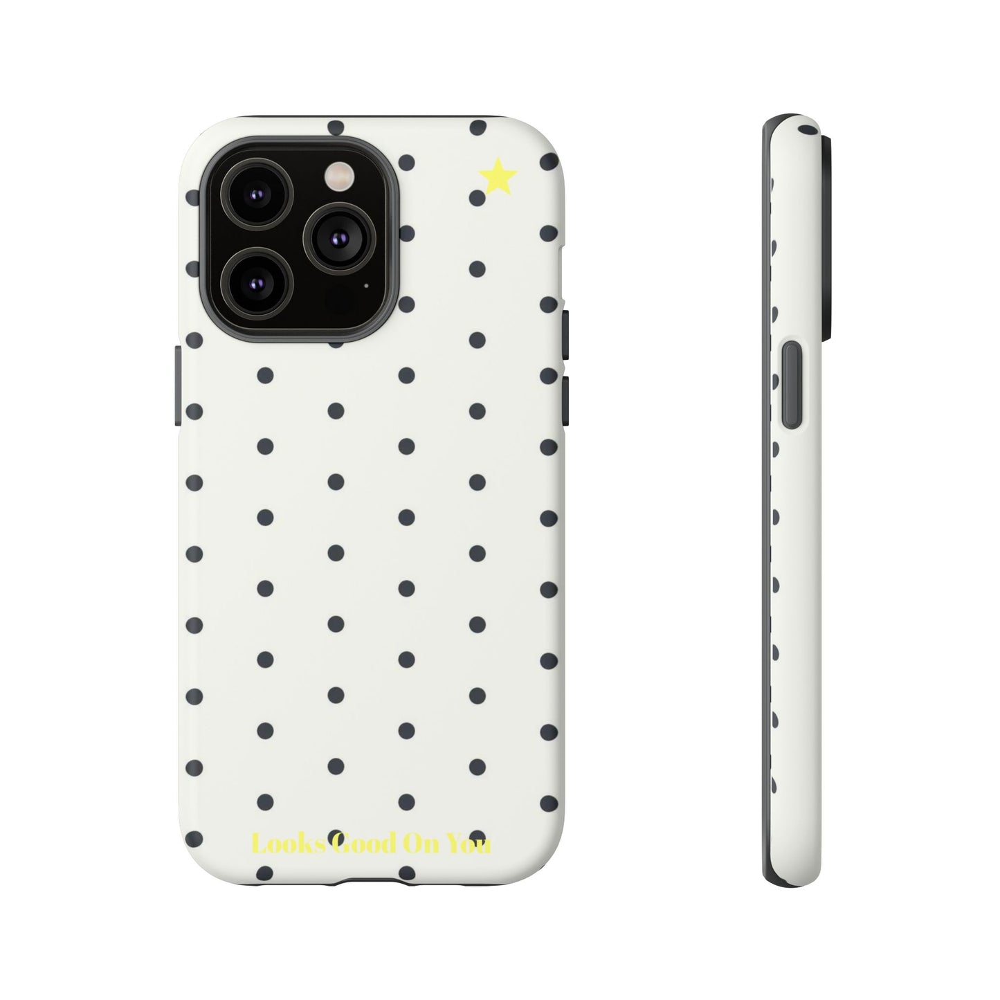 "Polkadot" phone case black