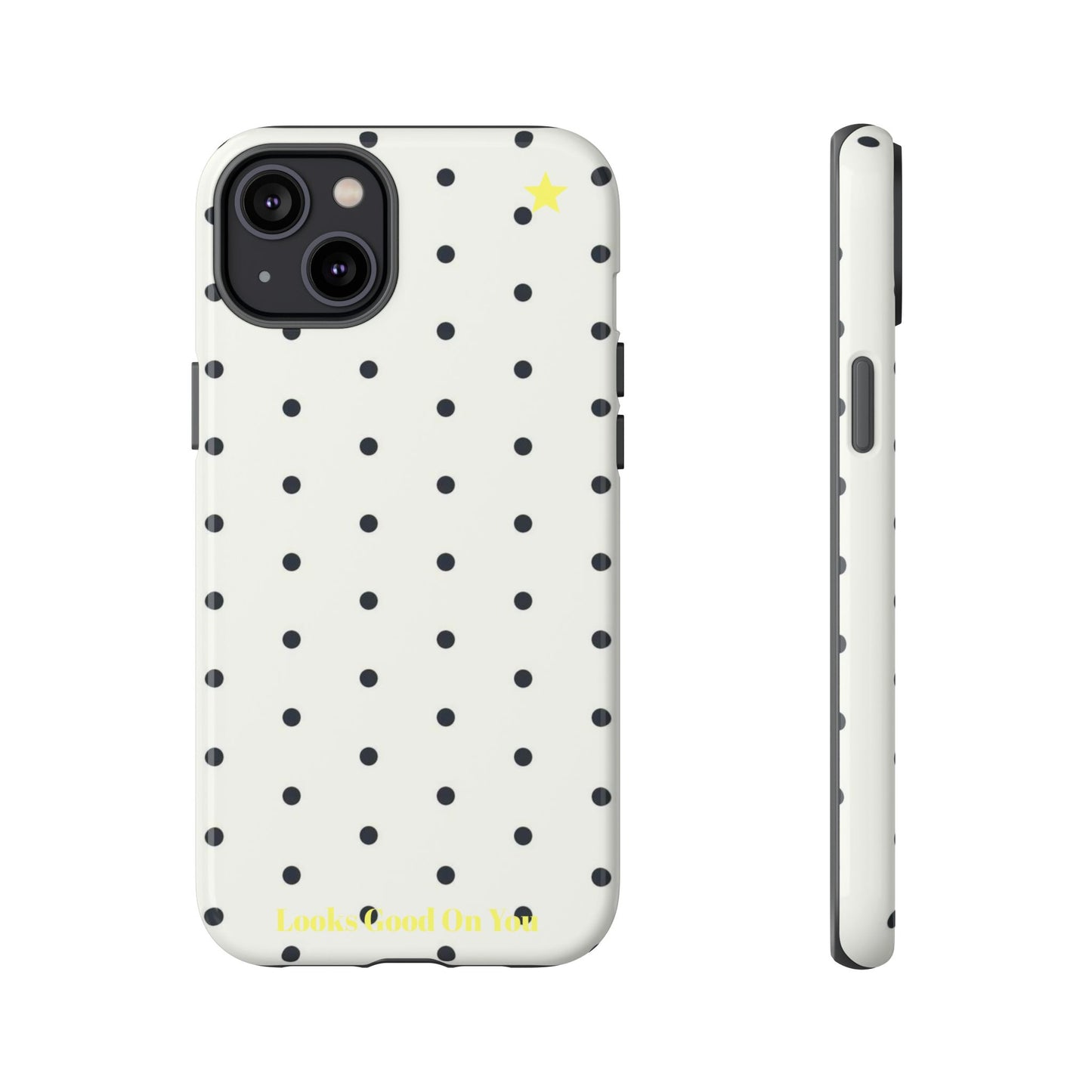 "Polkadot" phone case black